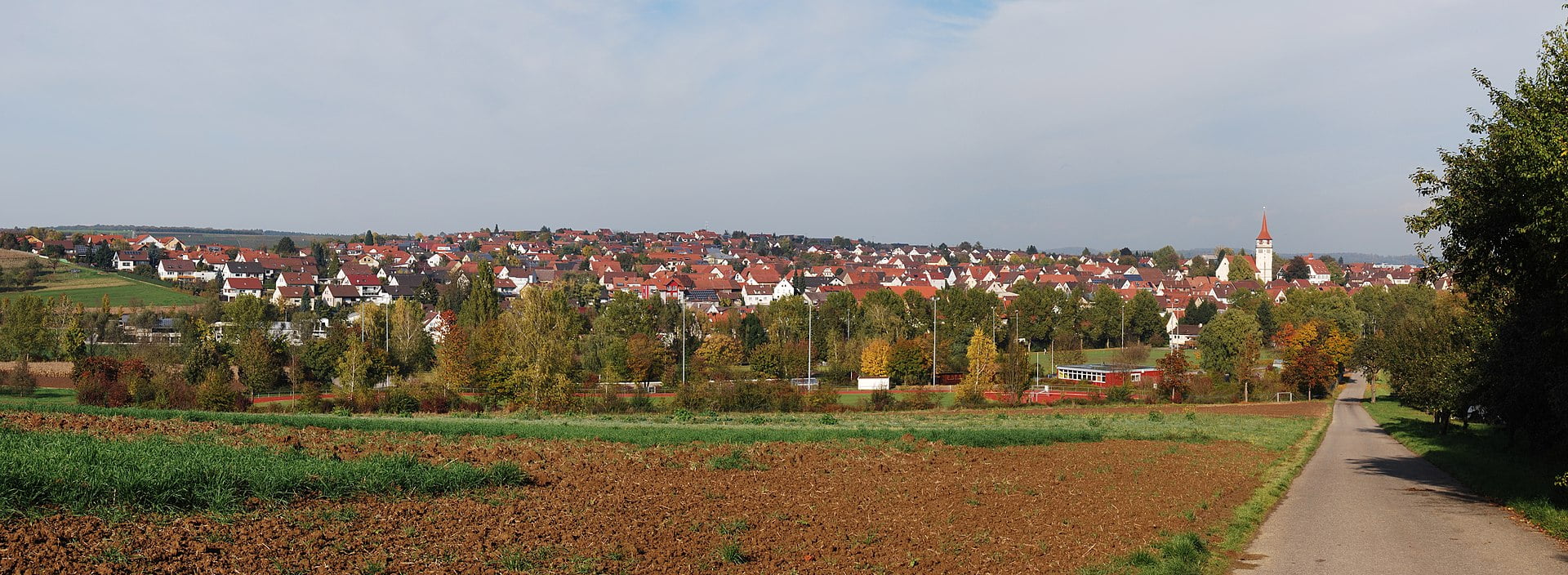 Ilsfeld Panoramaaufnahme - Von Felix König - selbst fotografiert (Nikon D60), CC BY 3.0